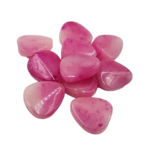 ARNAS 5 PC PACK OF PINK TRIANGULAR DROP MOTIVE CHEMICAL BEADS