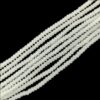 SPHERICALBEADS0010 – 1 STRAND WHITE 6 X 4 MM SPHERICAL BEADS