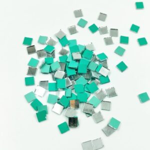 JMIRROR0018 – ARNAS 25 GM PACK OF 5 MM SMALL SQUARE MOTIF EMBROIDERY MIRROR | CRAFTING MIRROR