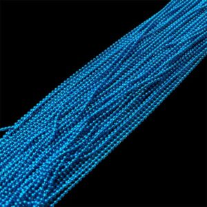 BALLCHAIN08 ARNA’S 2 METER SKY BLUE BALL CHAIN FOR JEWELLERY MAKING | CRAFT WORK | ARI WORK