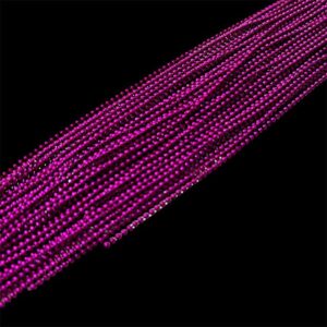 BALLCHAIN09 ARNA’S 2 METER MAGENTA BALL CHAIN FOR JEWELLERY MAKING | CRAFT WORK | ARI WORK