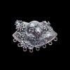 OXIS0343– 4 PCS PACK OF SILVER PLATED DESIGNER  GERMAN SILVER PENDANT