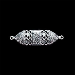 TABEEZS0011– 4 PCS PACK OF SILVER PLATED DESIGNER  GERMAN SILVER PENDANT