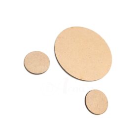 MDF0100- ARNAS 2 SETS OF CIRCLE MOTIF PENDANT AND EARRINGS MDF BOARD CUT OUT COMBO FOR NECKLACE AND EARRINGS MAKING| CRAFTING MATERIAL