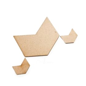 MDF0104- ARNAS 2 SETS OF GEOMETRIC MOTIF PENDANT AND EARRINGS MDF BOARD CUT OUT COMBO FOR NECKLACE AND EARRINGS MAKING| CRAFTING MATERIAL