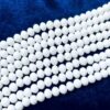 CRYSTAL0017- 1 STRAND 8MM WHITE OPAQUE CRYSTAL BEADS