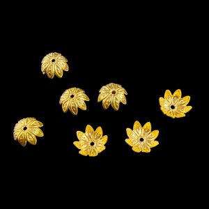 CAPg0015 - 146  PCS PACK OF GOLDEN SMALL GERMAN SILVER PENDANT (25 gm)