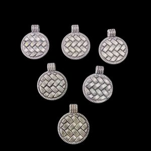 COINS0009 -ARNAS 20 PIECES PACK OF SILVER OXIDIZED| GERMAN SILVER COIN FOR JEWELLERY MAKING – 25gm PACK
