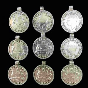 COINS0011 -ARNAS 24 PIECES PACK OF SILVER OXIDIZED| GERMAN SILVER COIN FOR JEWELLERY MAKING – 25gm PACK