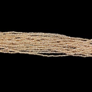 CRYSTAL0086 – 1 STRAND 4MM GOLDEN BROWNISH COLOR CUT TRANSPARENT CRYSTAL BEADS