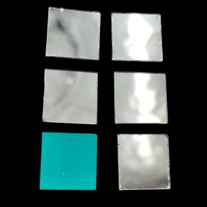 JMIRROR0021 – ARNAS 25 GM PACK OF 1.5 CM SMALL SQUARE MOTIF EMBROIDERY MIRROR | CRAFTING MIRROR