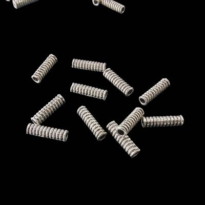 OXIBEADS0055 -50 GM PACK OF SILVER PIPE MOTIF GERMAN SILVER PENDANT