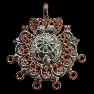 PREMIUM015 -1 PCS PACK OF BIG SIZE GERMAN SILVER PENDANT FOR | JEWELLERY MAKING