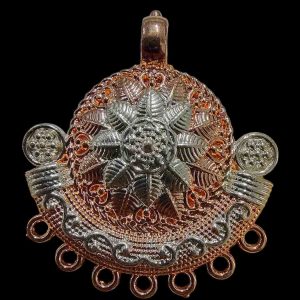 PREMIUM016 -1 PCS PACK OF BIG SIZE GERMAN SILVER PENDANT FOR | JEWELLERY MAKING