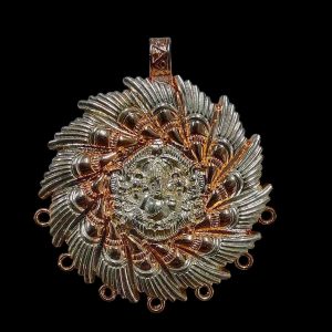 PREMIUM018 -1 PCS PACK OF BIG SIZE GERMAN SILVER PENDANT FOR | JEWELLERY MAKING