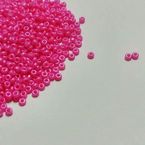 SBEADS0020 ARNAS LIGHT PINK COLOR 11/0 SIZE GLASS OPAQUE SEED BEADS (20-40 GM)