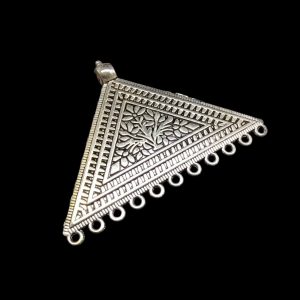 OXIS0354 – 1 PCS PACK OF SILVER DESIGNER GERMAN SILVER PENDANT
